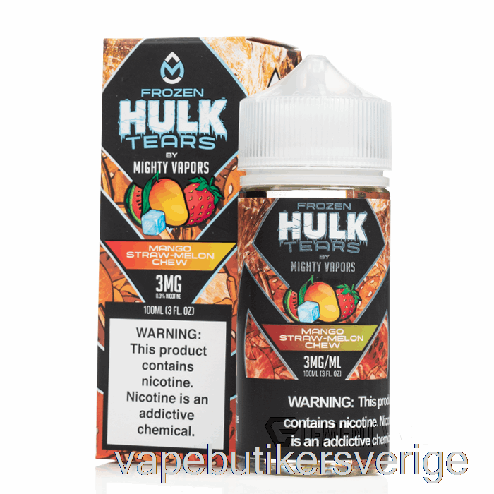 Vape Sverige Frozen Mango Halm Melon Tugga - Hulk Tears - 100ml 3mg